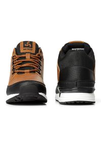 Skórzane buty męskie sneakersy brązowe Cruiser Bustagrip. Kolor: brązowy. Materiał: skóra #7