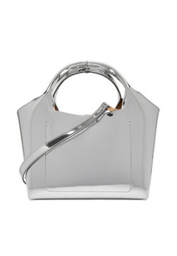 Love Moschino - LOVE MOSCHINO Torebka JC4133PP1OLP0902 Srebrny. Kolor: srebrny. Materiał: skórzane