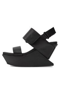 United Nude Sandały Delta Wedge Sandal 1041301162 Czarny. Kolor: czarny. Materiał: skóra #4
