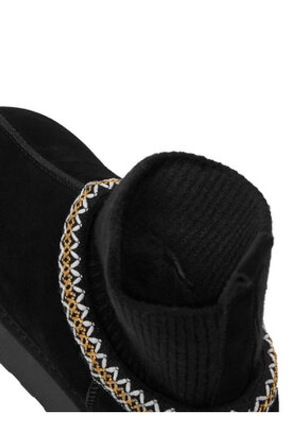 Badura Śniegowce EO-ANDREA-TS6278-01 Czarny. Kolor: czarny. Materiał: skóra, zamsz