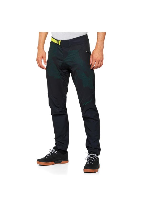 Spodnie 100% Airmatic LE. Kolor: czarny, brązowy, zielony, wielokolorowy. Sport: kolarstwo