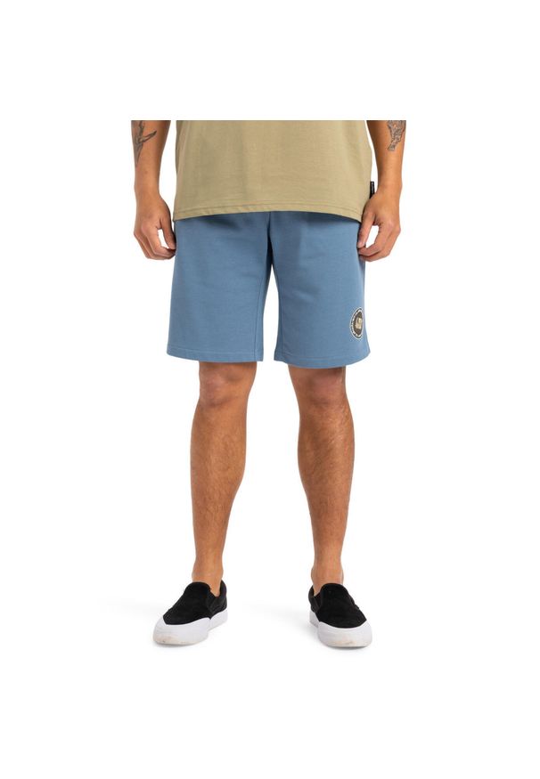 Quiksilver - Spodenki z elastyczną talią dla Mężczyzn CIRCLE BACK Niebieski. Kolor: niebieski. Materiał: materiał, poliester, bawełna. Długość: krótkie. Sezon: lato