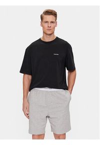 Calvin Klein Underwear Szorty piżamowe 000NM2303E Szary Regular Fit. Kolor: szary. Materiał: bawełna