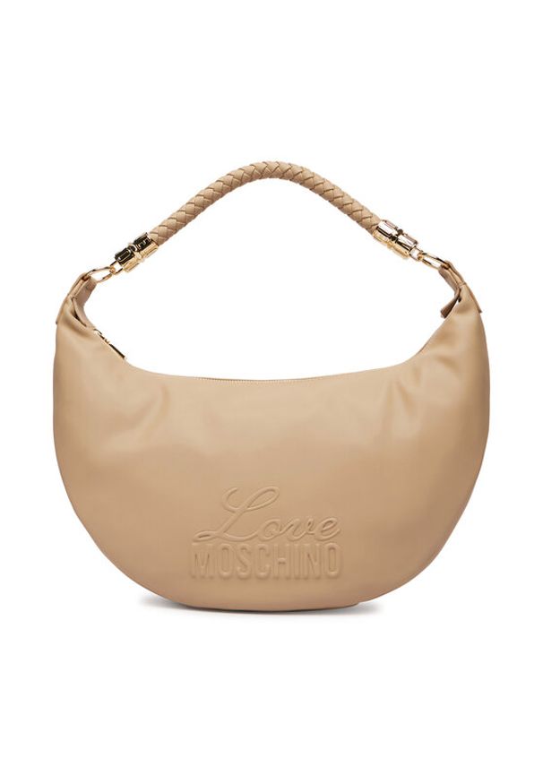 Love Moschino - LOVE MOSCHINO Torebka JC4222PP0OKA0209 Beżowy. Kolor: beżowy. Materiał: skórzane