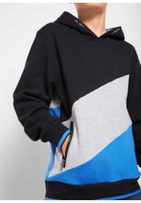 bonprix - Bluza z kapturem z czystej bawełny organicznej. Typ kołnierza: kaptur. Kolor: czarny. Materiał: bawełna #2