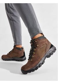 columbia - Columbia Trekkingi Newton Ridge Plus II Suede Wp BM812 Brązowy. Kolor: brązowy. Materiał: zamsz, skóra. Sport: turystyka piesza