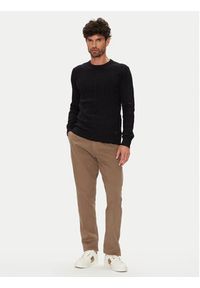 Guess Sweter M5YR07 Z3FC2 Czarny Regular Fit. Kolor: czarny. Materiał: wiskoza