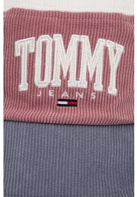 Tommy Jeans Kapelusz sztruksowy AM0AM08413.PPYY kolor różowy. Kolor: różowy. Materiał: sztruks #2