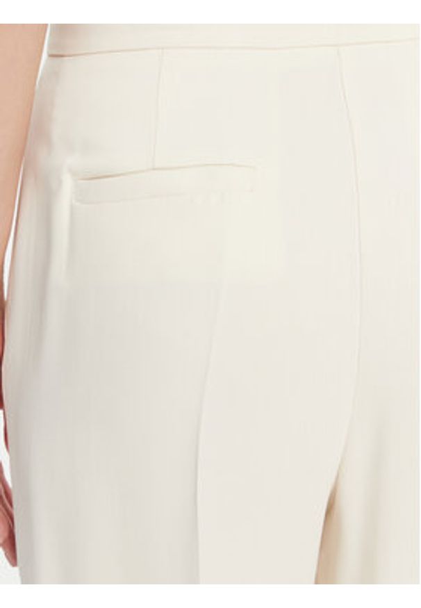 Pinko - PINKO Spodnie materiałowe Pergamino 100331 A20Q Biały Regular Fit. Kolor: biały. Materiał: syntetyk