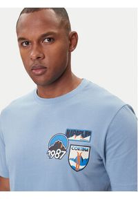 Napapijri T-Shirt S-Montepiana NP0A88SV Niebieski Regular Fit. Kolor: niebieski. Materiał: bawełna