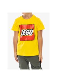 Koszulka dziecięca LEGO Tano 631. Kolor: żółty. Materiał: bawełna #1
