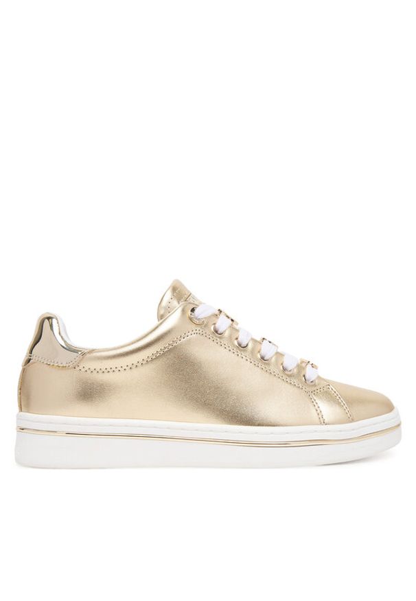 Guess Sneakersy FLTSS3 LEL12 Złoty. Kolor: złoty. Materiał: skóra