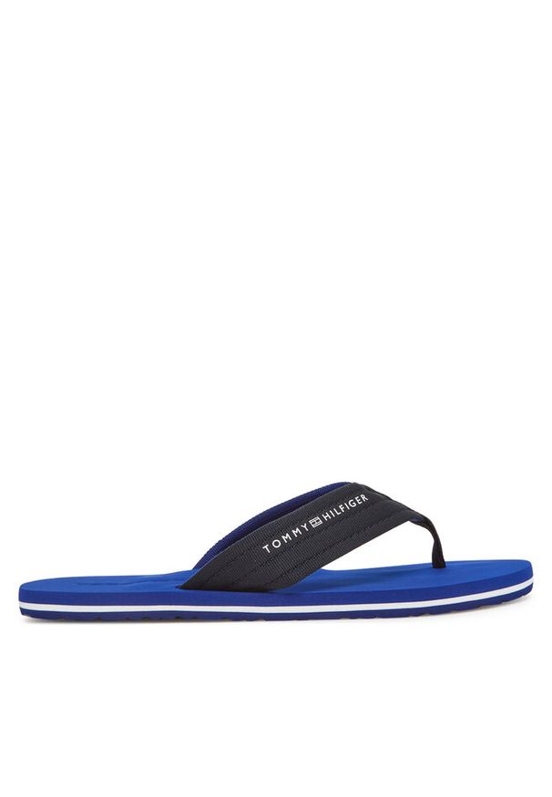 TOMMY HILFIGER - Japonki Tommy Hilfiger. Kolor: niebieski