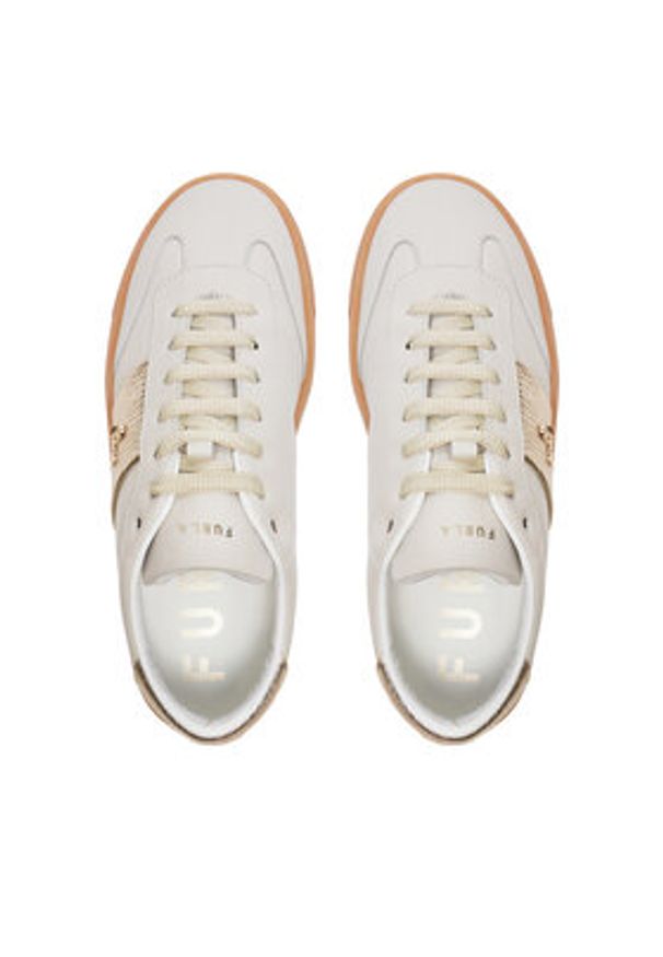 Furla Sneakersy YI79ENJ BX3514 3067S Écru. Materiał: skóra