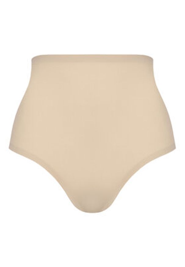 Chantelle Figi klasyczne z wysokim stanem Soft Stretch Plus Size C11370 Beżowy. Stan: podwyższony. Kolekcja: plus size. Kolor: beżowy. Materiał: syntetyk