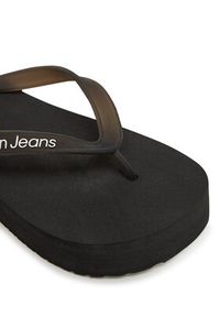 Calvin Klein Jeans Japonki Beach Sandal Flatform Tpu YW0YW01830 Czarny. Kolor: czarny