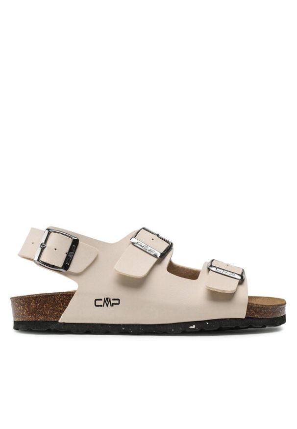 CMP Sandały Eco Keidha Wmn Sandal 3Q91026 Beżowy. Kolor: beżowy. Materiał: skóra