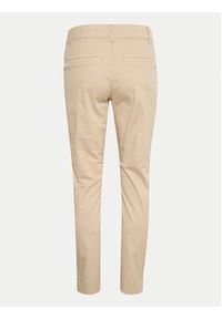 Kaffe Spodnie materiałowe Mette 10506121 Beżowy Regular Fit. Kolor: beżowy. Materiał: bawełna