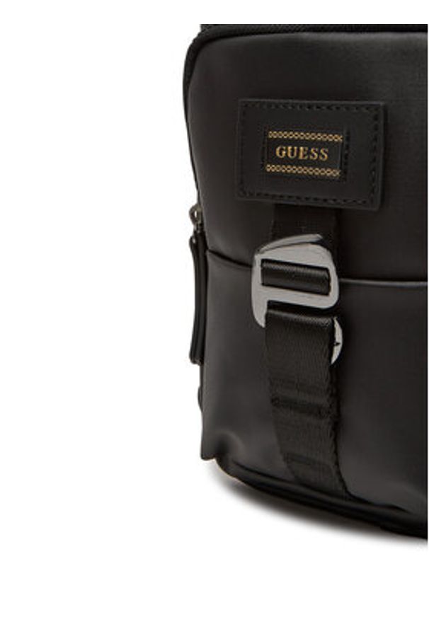 Guess Plecak HMARCC P5326 Czarny. Kolor: czarny. Materiał: materiał