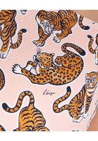 Kenzo kids - KENZO KIDS - Jednoczęściowy stój kąpielowy w print tygrysów. Kolor: różowy, wielokolorowy, fioletowy. Materiał: materiał. Wzór: nadruk #3