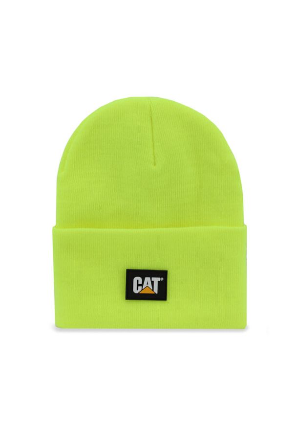 CATerpillar Czapka Cat Label Cuff 1090026-12130 Żółty. Kolor: żółty. Materiał: syntetyk