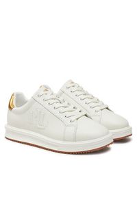 Lauren Ralph Lauren - LAUREN RALPH LAUREN Sneakersy 802978213001 Biały. Kolor: biały. Materiał: skóra #4