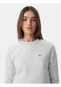 Tommy Jeans Bluza Flag DW0DW19959 Szary jasny Regular Fit. Kolor: szary. Materiał: bawełna #4