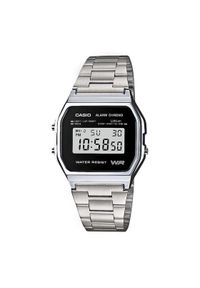 Casio Zegarek Vintage A158WEA-1EF Srebrny. Kolor: srebrny. Styl: vintage