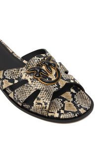 Pinko - PINKO Klapki Milly 04 SD0463 P042 Beżowy. Kolor: beżowy. Materiał: skóra #4