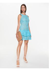 MICHAEL Michael Kors Sukienka codzienna MS381M48CT Błękitny Regular Fit. Okazja: na co dzień. Kolor: niebieski. Materiał: bawełna. Typ sukienki: proste. Styl: casual #2