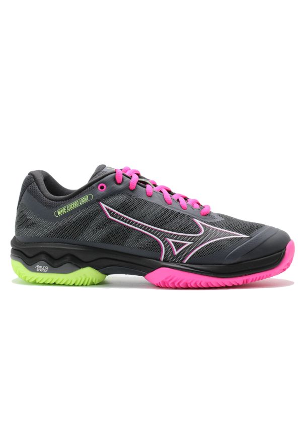 Mężczyźni Tenis Buty Lekkie Mizuno Wave Exceed Light, Black. Kolor: czarny. Model: Mizuno Wave. Sport: tenis