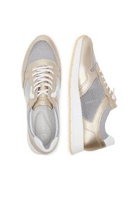 Remonte Sneakersy D2G03-90 Złoty. Kolor: złoty. Materiał: materiał #3