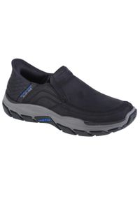 skechers - Buty sportowe Sneakersy męskie, Skechers Respected - Elgin Slip-ins. Kolor: czarny. Sport: turystyka piesza #1