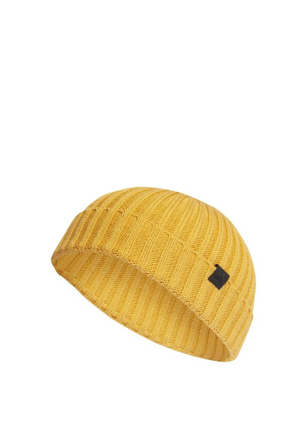 Adidas - Czapka Fisherman. Kolor: żółty. Materiał: materiał. Sezon: zima