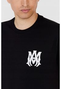 Amiri - AMIRI T-shirt męski czarny z logo na plecach, Rozmiar XXL. Kolor: czarny #4
