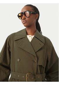 MICHAEL Michael Kors Trencz MS620FLKMY Khaki Oversize. Kolor: brązowy. Materiał: bawełna #5