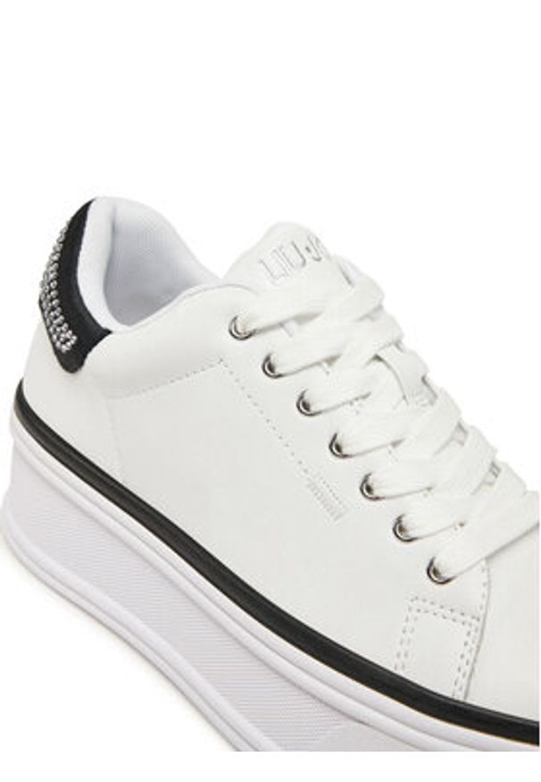 Liu Jo Sneakersy Selma 16 BA5101 PX190 Biały. Kolor: biały. Materiał: skóra