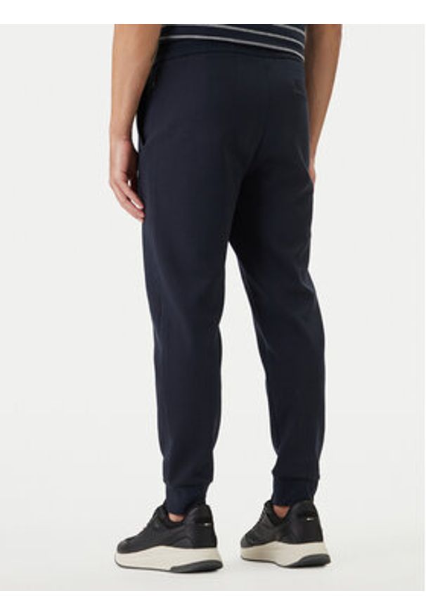 BOSS Spodnie dresowe 50555853 Granatowy Regular Fit. Kolor: niebieski. Materiał: bawełna