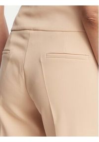 ACCESS FASHION Spodnie materiałowe 63-5022-135 Beżowy Flare Fit. Kolor: beżowy. Materiał: syntetyk #2