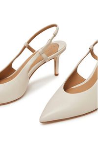 Lauren Ralph Lauren - LAUREN RALPH LAUREN Sandały 802966874001 Biały. Kolor: biały. Materiał: skóra