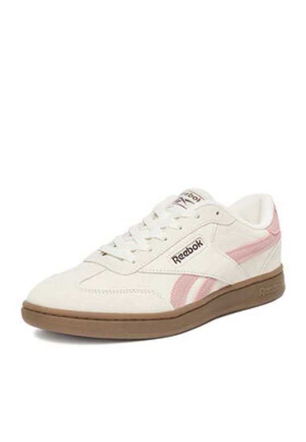 Reebok Sneakersy CEO-FORTE LOUNGER AR30252W-CQR Écru. Materiał: zamsz, skóra