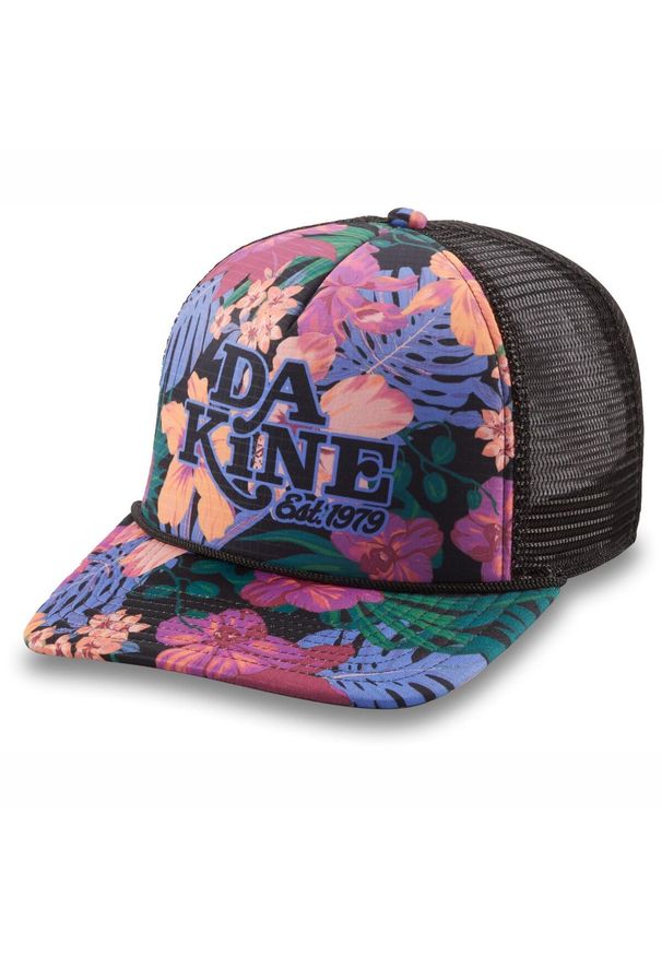 Czapka z daszkiem Dakine Vacation Trucker Black Tropidelic 2024. Kolor: czarny