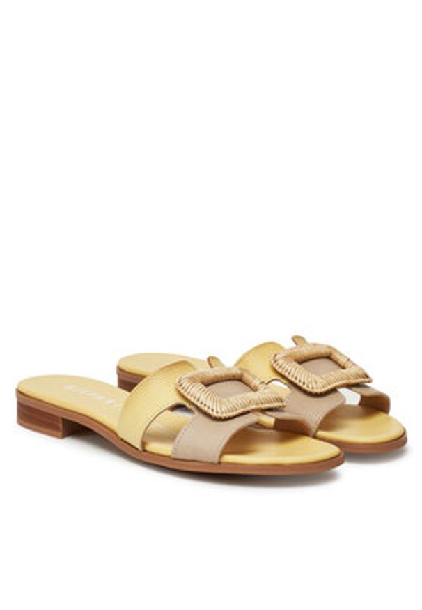 Hispanitas Klapki Yakarta HV253881 Brązowy. Kolor: brązowy. Materiał: skóra