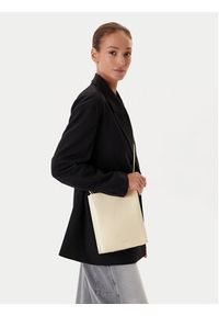 Calvin Klein Torebka Line Ns Crossbody Lth Bag LV04F3005G Biały. Kolor: biały. Materiał: skórzane