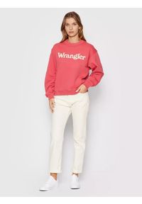 Wrangler - WRANGLER RETRO SWEAT DAMSKA BLUZA KLASYCZNA LOGO HOLLY BERRY W6N0HAXGH 112146216. Styl: klasyczny, retro #4