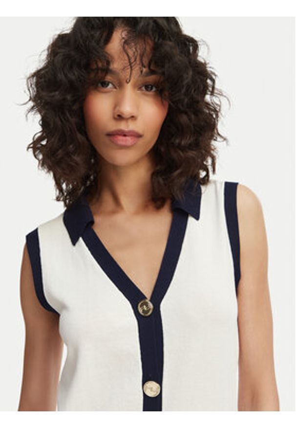 Artigli Kardigan ACMA004458 Biały Regular Fit. Kolor: biały. Materiał: wiskoza