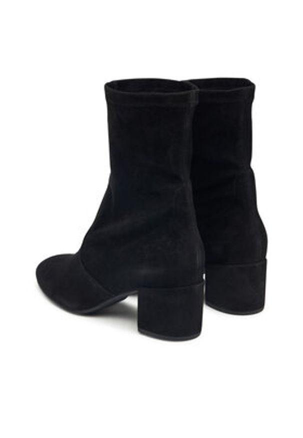 HÖGL Botki Delicate 0-134142-0100 Czarny. Kolor: czarny. Materiał: skóra, welur