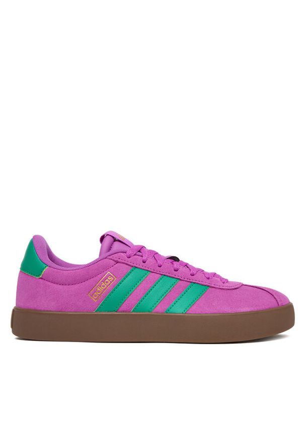 Adidas - adidas Sneakersy Vl Court 3.0 IH6515 Fioletowy. Kolor: fioletowy. Materiał: skóra, zamsz