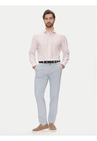 Pierre Cardin Koszula C6 11004.0406 Różowy Modern Fit. Kolor: różowy. Materiał: bawełna #3