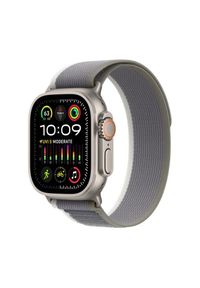 APPLE - Smartwatch Apple Watch Ultra 2 GPS + Cellular 49mm Titanium Case Trail Loop M/L Szary (MRF43EL/A). Rodzaj zegarka: smartwatch. Kolor: szary